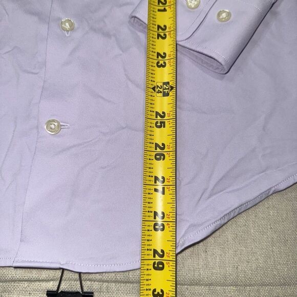 Peter Millar Shirt Mens Small Purple Lavender Summer Comfort Button Down Stretch - Picture 6 of 6